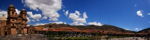 Panoramic view Cusco Peru